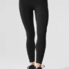 High-Waist 7/8 Highlight Leggings - Negro