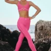 High-Waist 7/8 Speedwork Leggings de Airlift - Rosa Paraíso