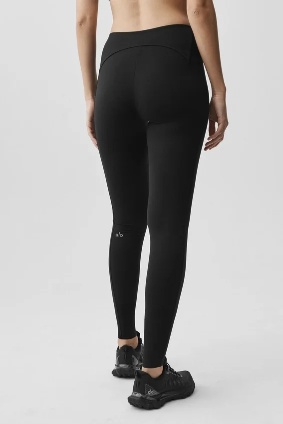 High-Waist 7/8 Superset Leggings de Alo Softsculpt - Negro