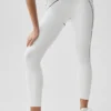 High-Waist Airbrush 7/8 Heart Throb Leggings - Blanco/Negro