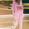 High-Waist Airbrush Airbrush Legging 7/8 - Candy Heart Pink