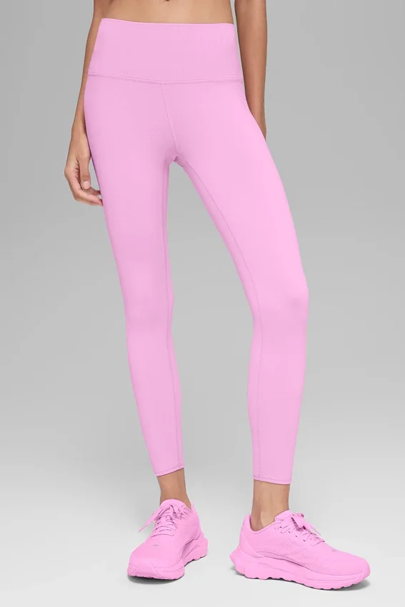 High-Waist Airbrush Airbrush Legging 7/8 - Candy Heart Pink