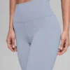 High-Waist Airbrush Airbrush Legging 7/8 con efecto aerógrafo - Escarcha invernal