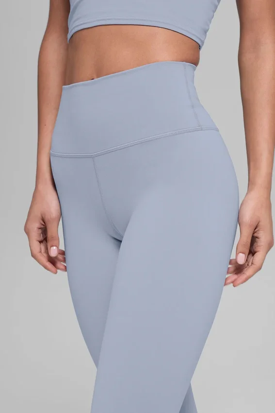 High-Waist Airbrush Airbrush Legging 7/8 con efecto aerógrafo - Escarcha invernal