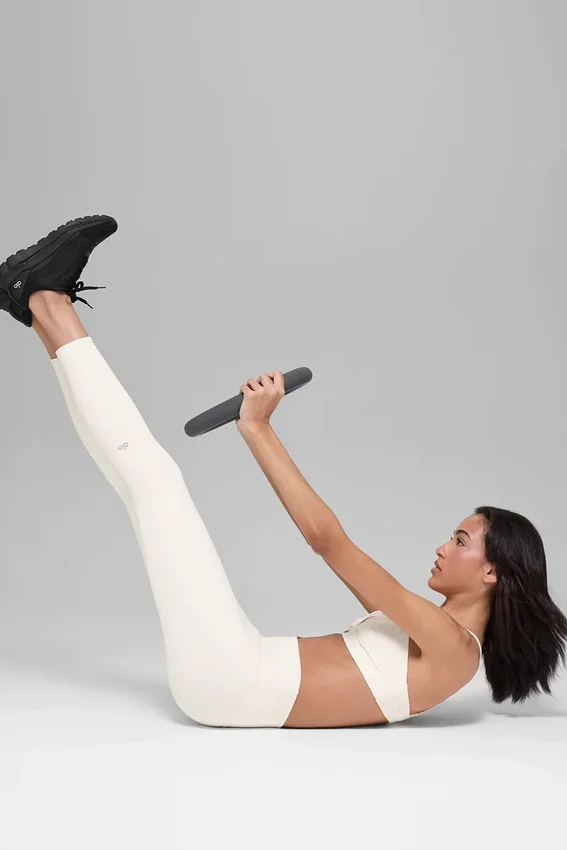 High-Waist Airbrush Airbrush Legging 7/8 - Ivory