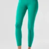 High-Waist Airbrush Legging 7/8 - Verde abeto