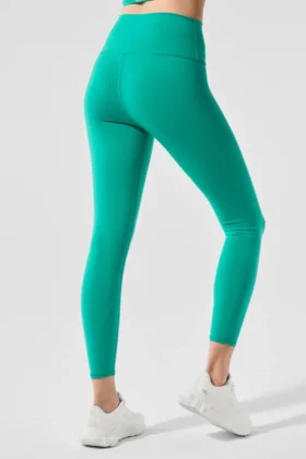 High-Waist Airbrush Legging 7/8 – Verde abeto