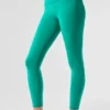 High-Waist Airbrush Legging 7/8 - Verde abeto