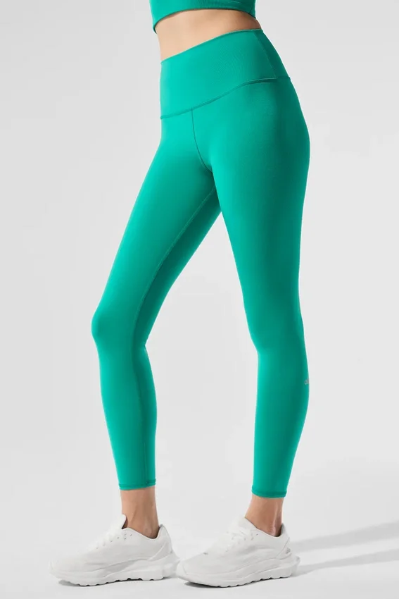 High-Waist Airbrush Legging 7/8 - Verde abeto