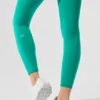 High-Waist Airbrush Legging 7/8 - Verde abeto