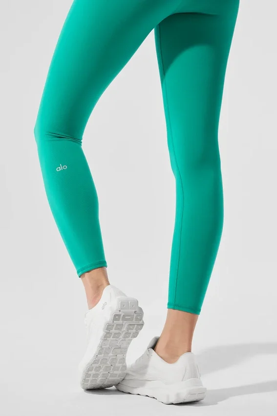 High-Waist Airbrush Legging 7/8 - Verde abeto
