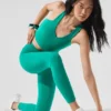 High-Waist Airbrush Legging 7/8 - Verde abeto