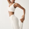 High-Waist Airbrush Legging - Marfil