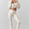 High-Waist Airbrush Legging - Marfil