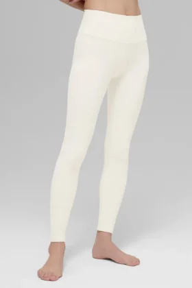 High-Waist Airbrush Legging – Marfil