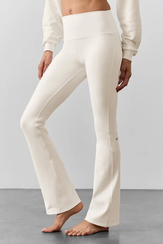 High-Waist Airbrush Legging - Marfil