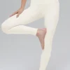 High-Waist Airbrush Legging - Marfil
