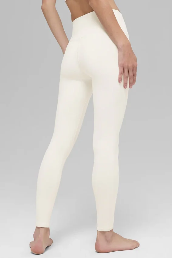 High-Waist Airbrush Legging - Marfil