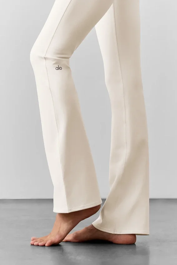 High-Waist Airbrush Legging - Marfil