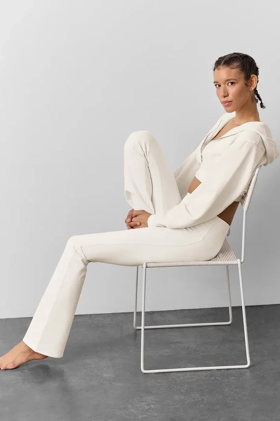 High-Waist Airbrush Legging - Marfil