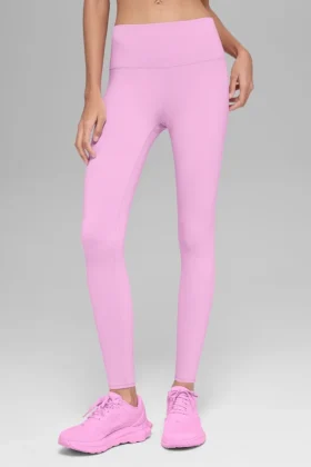 High-Waist Airbrush Legging - Rosa corazón de caramelo