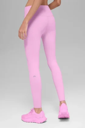 High-Waist Airbrush Legging – Rosa corazón de caramelo