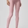 High-Waist Airlift 7/8 Fine Line Leggings - Rosa vintage