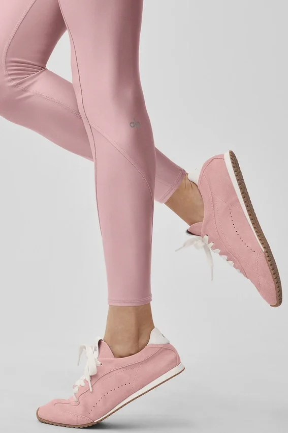 High-Waist Airlift 7/8 Fine Line Leggings - Rosa vintage