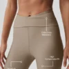 High-Waist Airlift 7/8 Horizon Leggings - Gravel