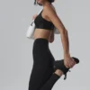 High-Waist Airlift 7/8 Leggings «Airlift Strength» - Negro