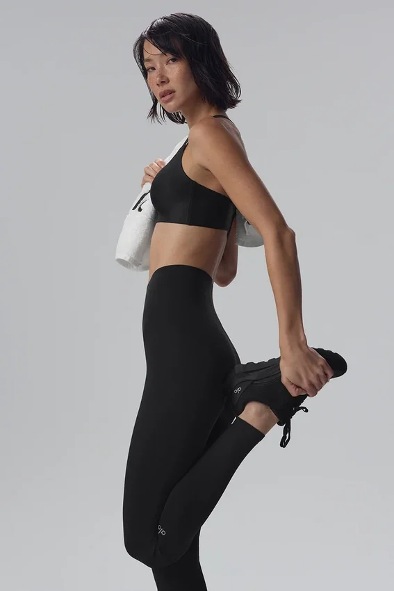 High-Waist Airlift 7/8 Leggings «Airlift Strength» - Negro