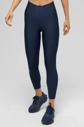 High-Waist Airlift 7/8 Leggings - Azul marino
