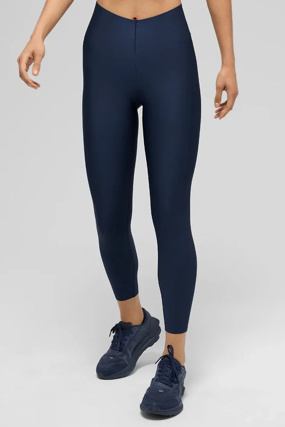 High-Waist Airlift 7/8 Leggings - Azul marino