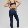 High-Waist Airlift 7/8 Leggings - Azul marino