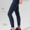 High-Waist Airlift 7/8 Line up Legging - Azul marino