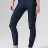 High-Waist Airlift 7/8 Line up Legging - Azul marino