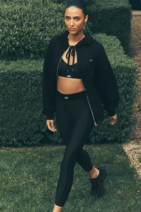 High-Waist Airlift 7/8 Line up Legging - Negro