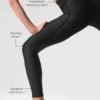 High-Waist Airlift 7/8 Line up Legging - Negro