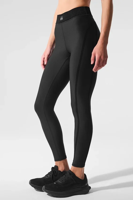 High-Waist Airlift 7/8 Line up Legging - Negro
