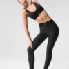 High-Waist Airlift 7/8 Line up Legging - Negro