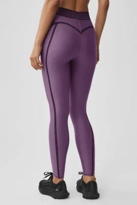 High-Waist Airlift 7/8 Line up Legging – Plum Kiss