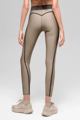 High-Waist Airlift 7/8 Line up Leggings – Gravel