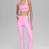 High-Waist Airlift 7/8 Rebel Leggings — Rosa Candy Heart