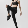 High-Waist Airlift 7/8 Speedwork Legging - Negro