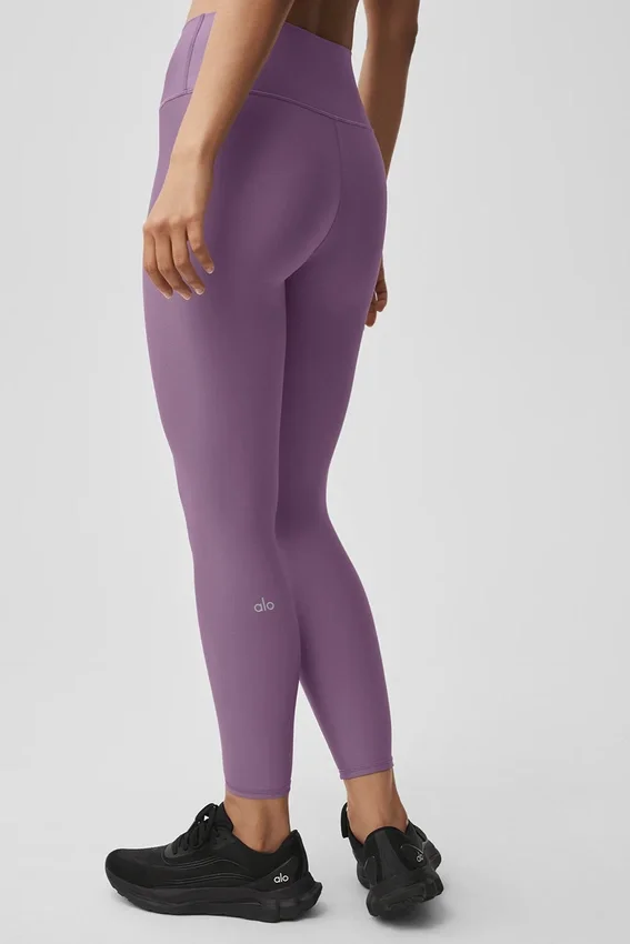 High-Waist Airlift Airlift Legging 7/8 - Beso de ciruela