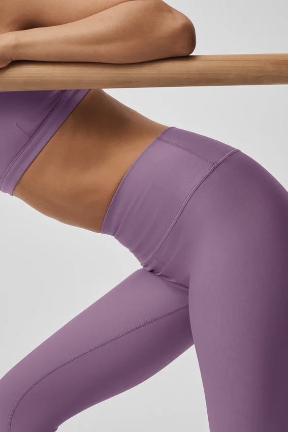 High-Waist Airlift Airlift Legging 7/8 - Beso de ciruela