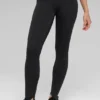 High-Waist Airlift Elongated Leggings - Negro