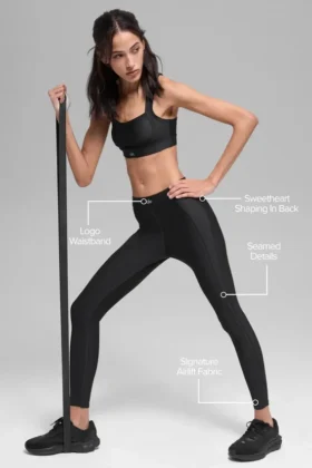 High-Waist Airlift Ignite 7/8 Leggings – Negro