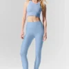 High-Waist Airlift Legging 7/8 - Azul concha