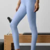 High-Waist Airlift Legging 7/8 - Azul Provenza claro